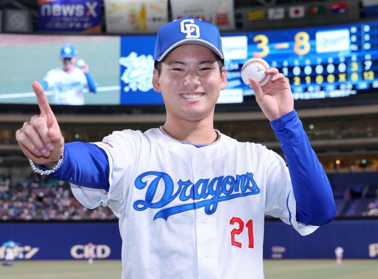 中日1位ルーキー・金丸夢斗が10戦目でプロ初勝利：東京新聞デジタル