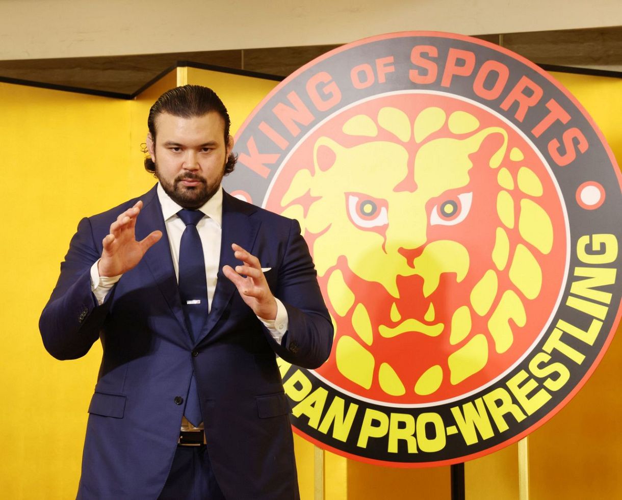 柔道のウルフ・アロン選手 新日本プロレス入団を発表！：東京新聞デジタル