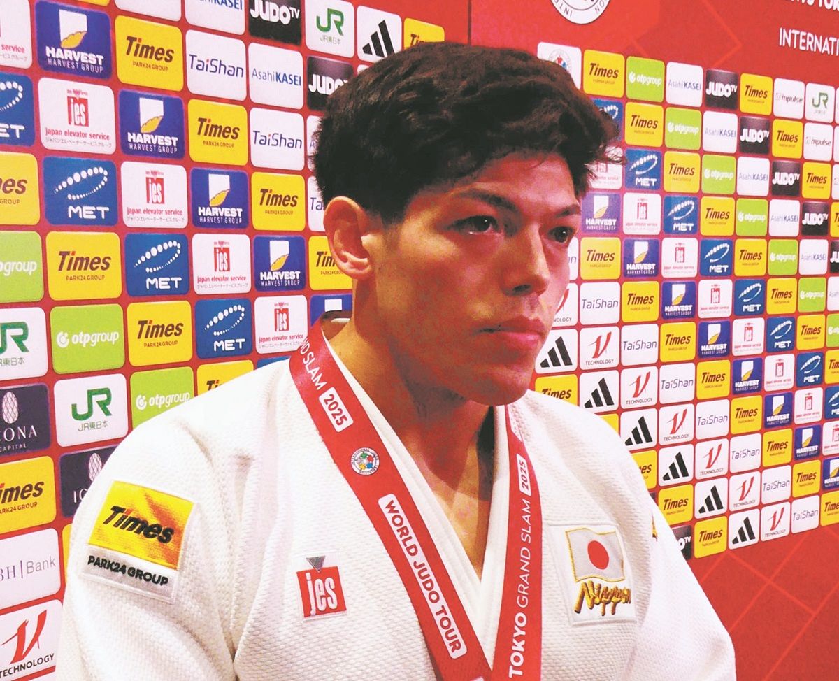 村尾三四郎が3連覇「冷静にやるべきことをやった」 柔道GS東京大会