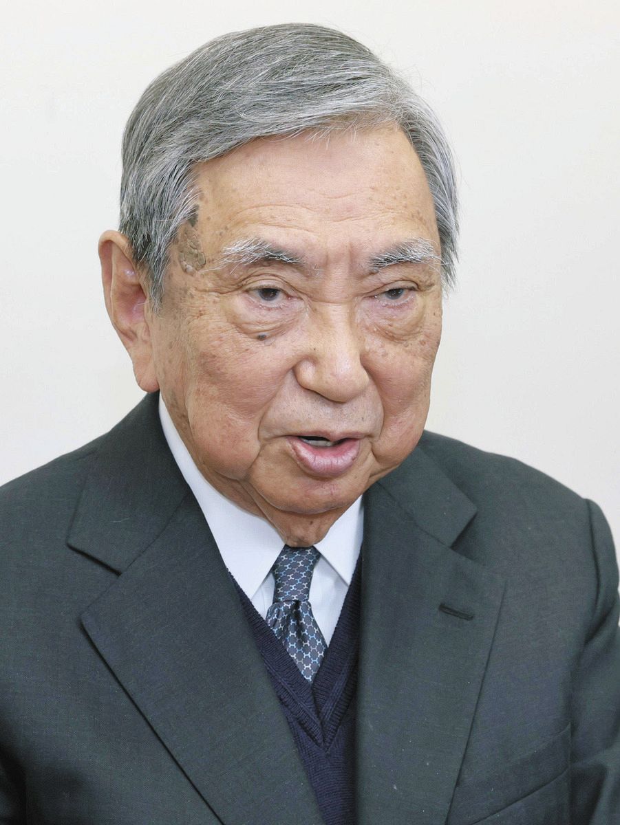 自民党の現状を憂える河野洋平元衆院議長