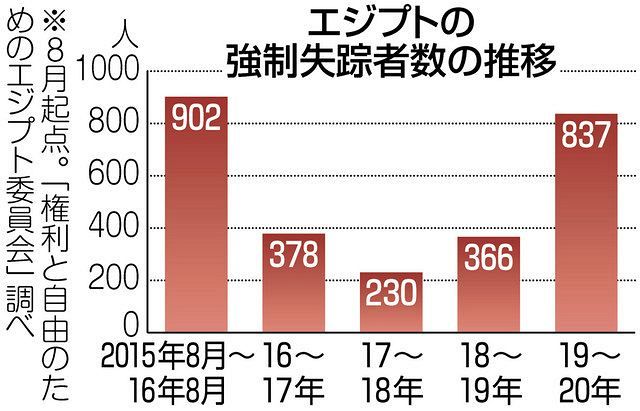 目をつけられたら最後 エジプト 強制失踪 打開には内外の力必要 東京新聞 Tokyo Web