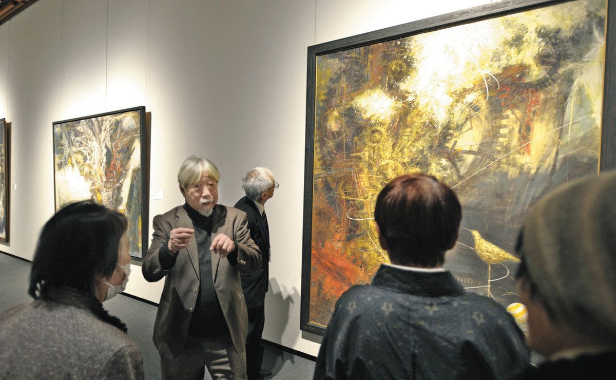 筑波大で日本画指導 藤田志朗さんが個展 きょうから五浦美術館：東京