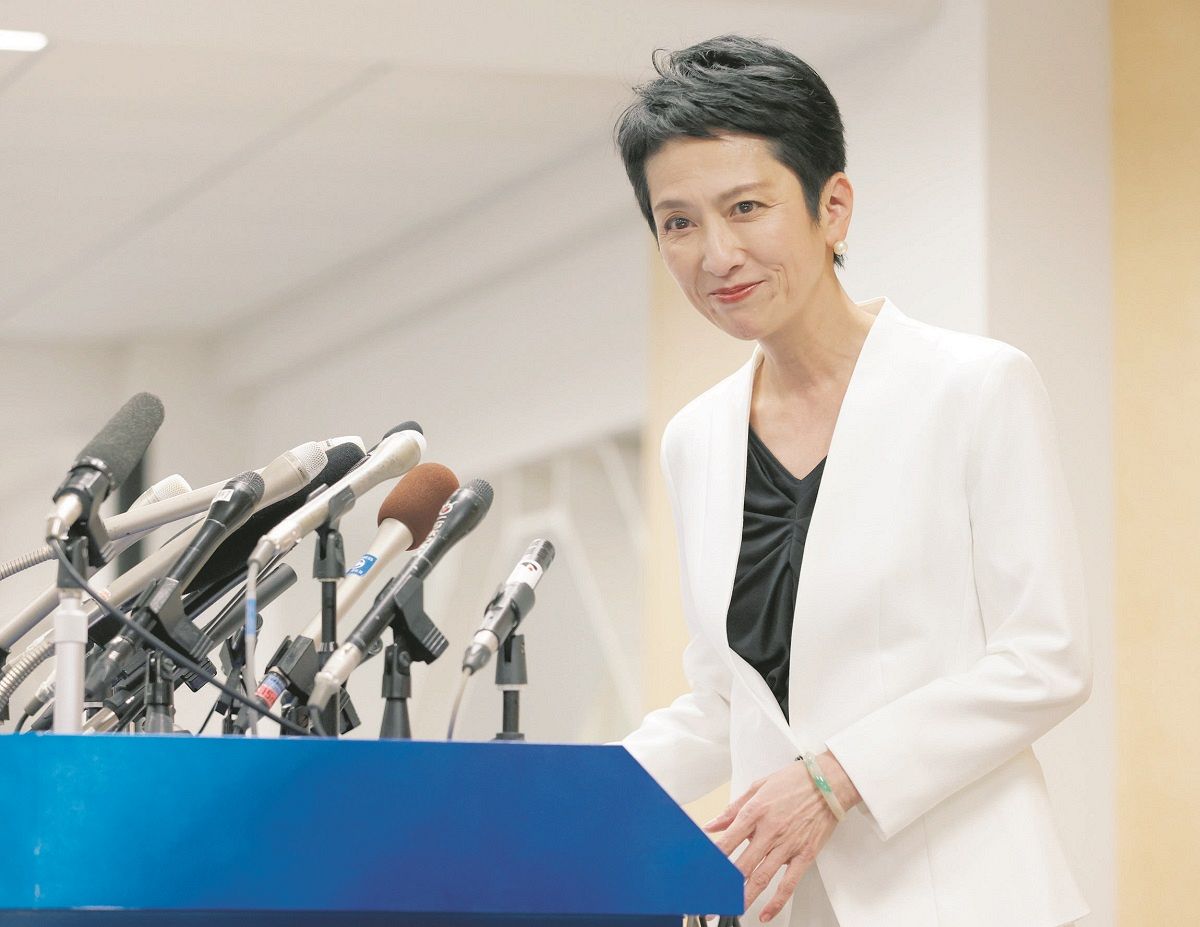 蓮舫氏「小池都政のリセットが私の使命」 東京都知事選に出馬表明