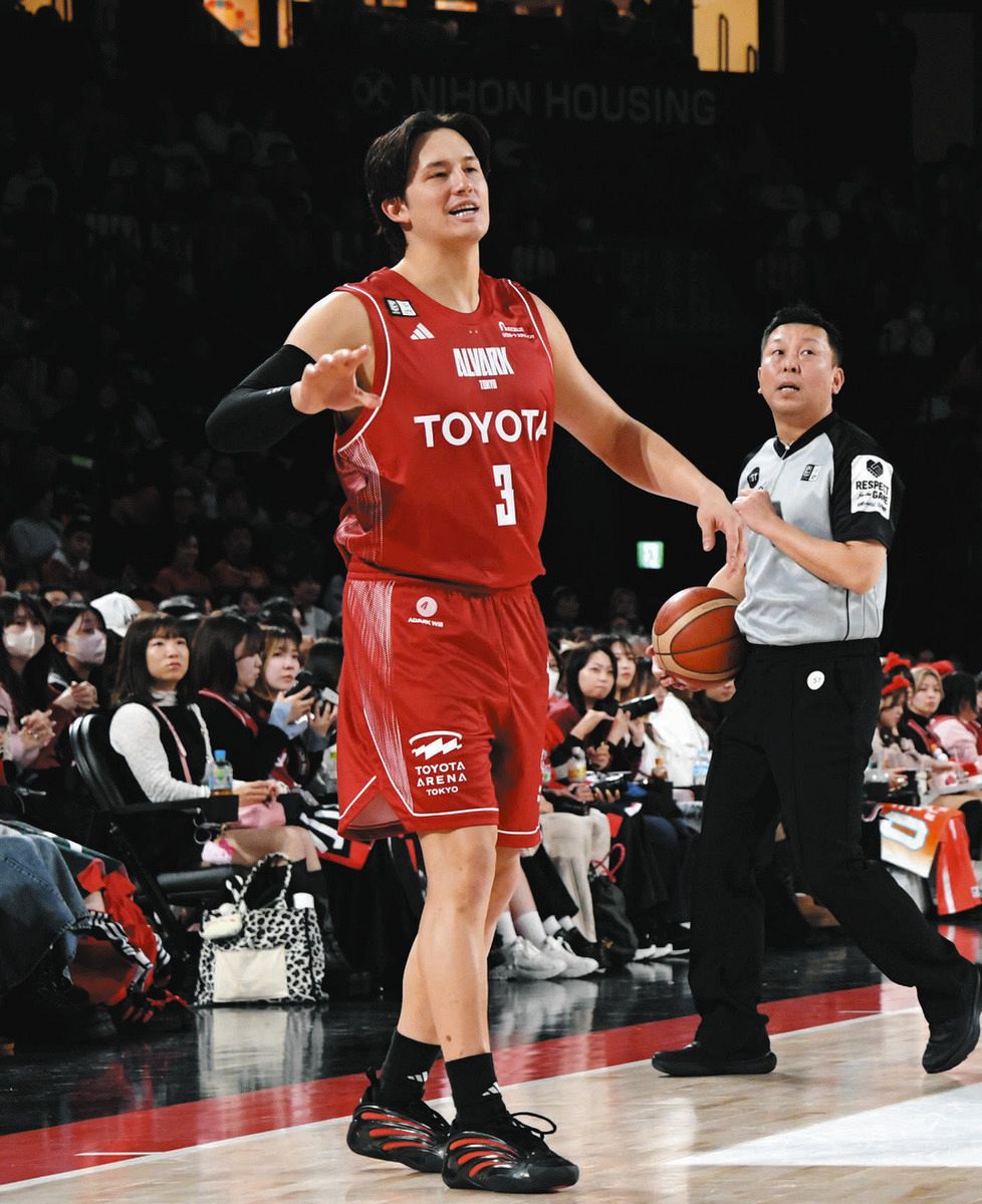 テーブス海が待望の復帰 アルバルク東京エース「バスケできるだけで