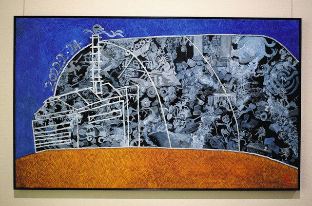 平塚市美術館 美の世界に余生ささげる 西陣美術織・伊藤若冲展14日まで