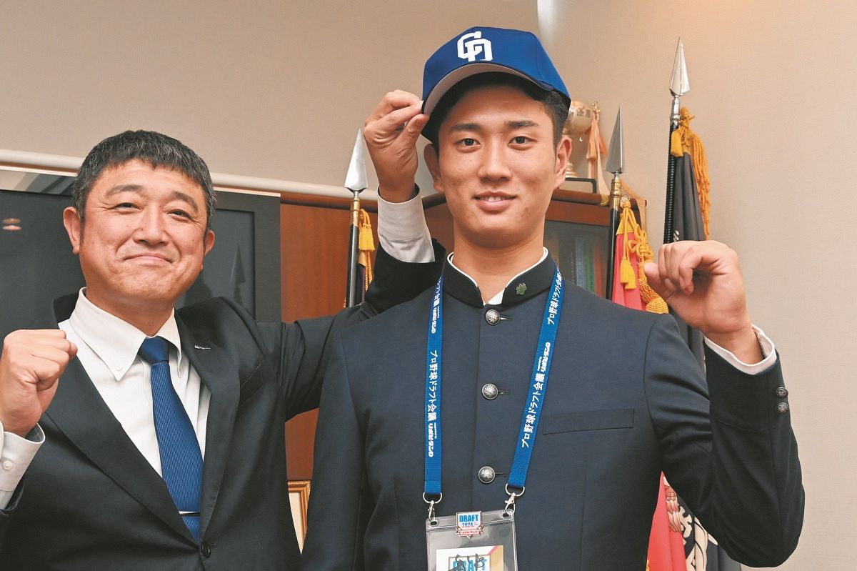 中日ドラフト3位、森駿太内野手「坂本勇人選手に少しでも近づく」 球団 