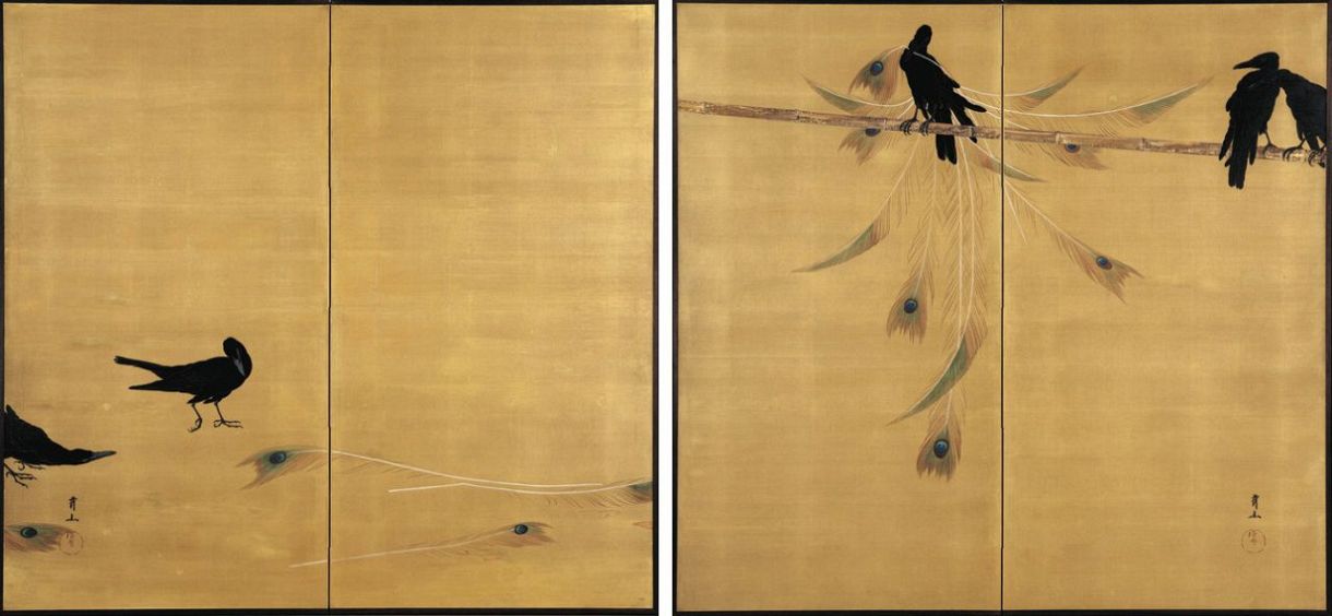 カジュアル美術館＞下村観山《竹林七賢図》 木村武山《イソップ物語