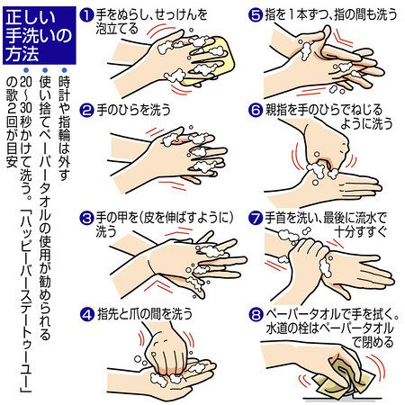 手洗い しっかり３０秒 感染防止 マスクより重要 東京新聞 Tokyo Web