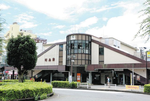 今井恵子さんがトイレを借りるのに入場料を求められたＪＲ昭島駅。駅北口改札から目的地の映画館までは約３００メートルある 

