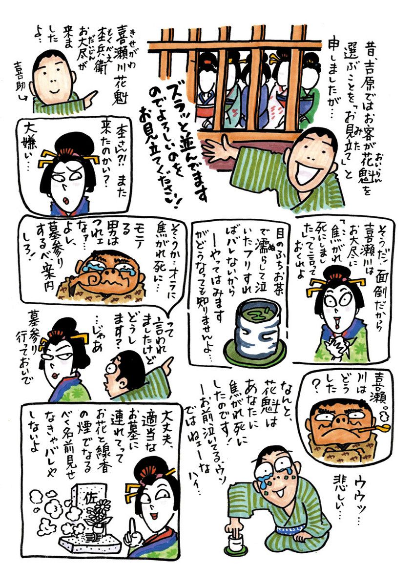 新釈 古典落語図鑑 三遊亭兼好 「お見立て」：東京新聞デジタル