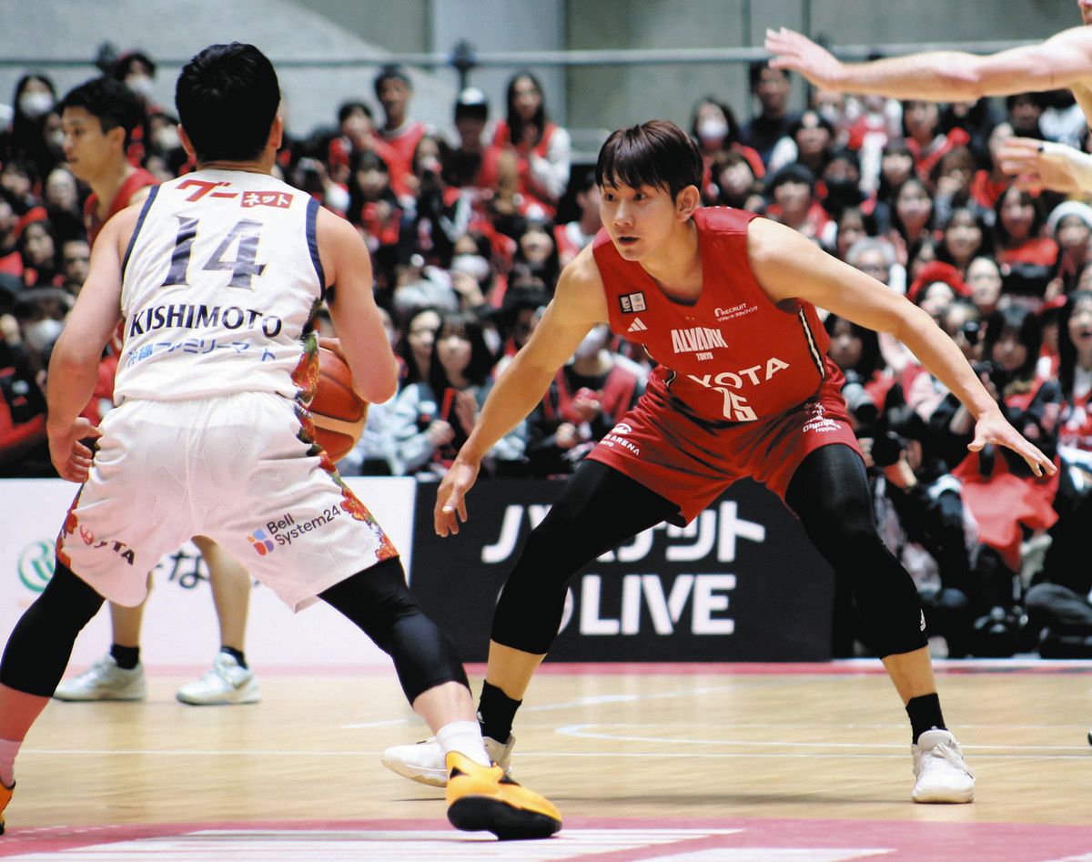 アルバルク東京、小酒部泰暉が3P3本含む16得点「自分も得点に絡めれば 
