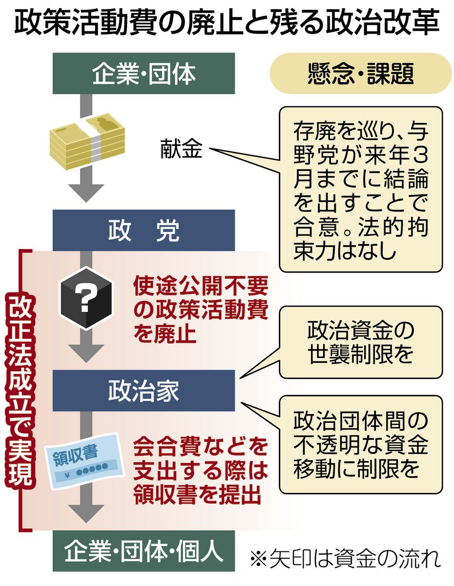 政治とカネ」改革3法が成立 政策活動費は全廃されてもまだ課題は山積み
