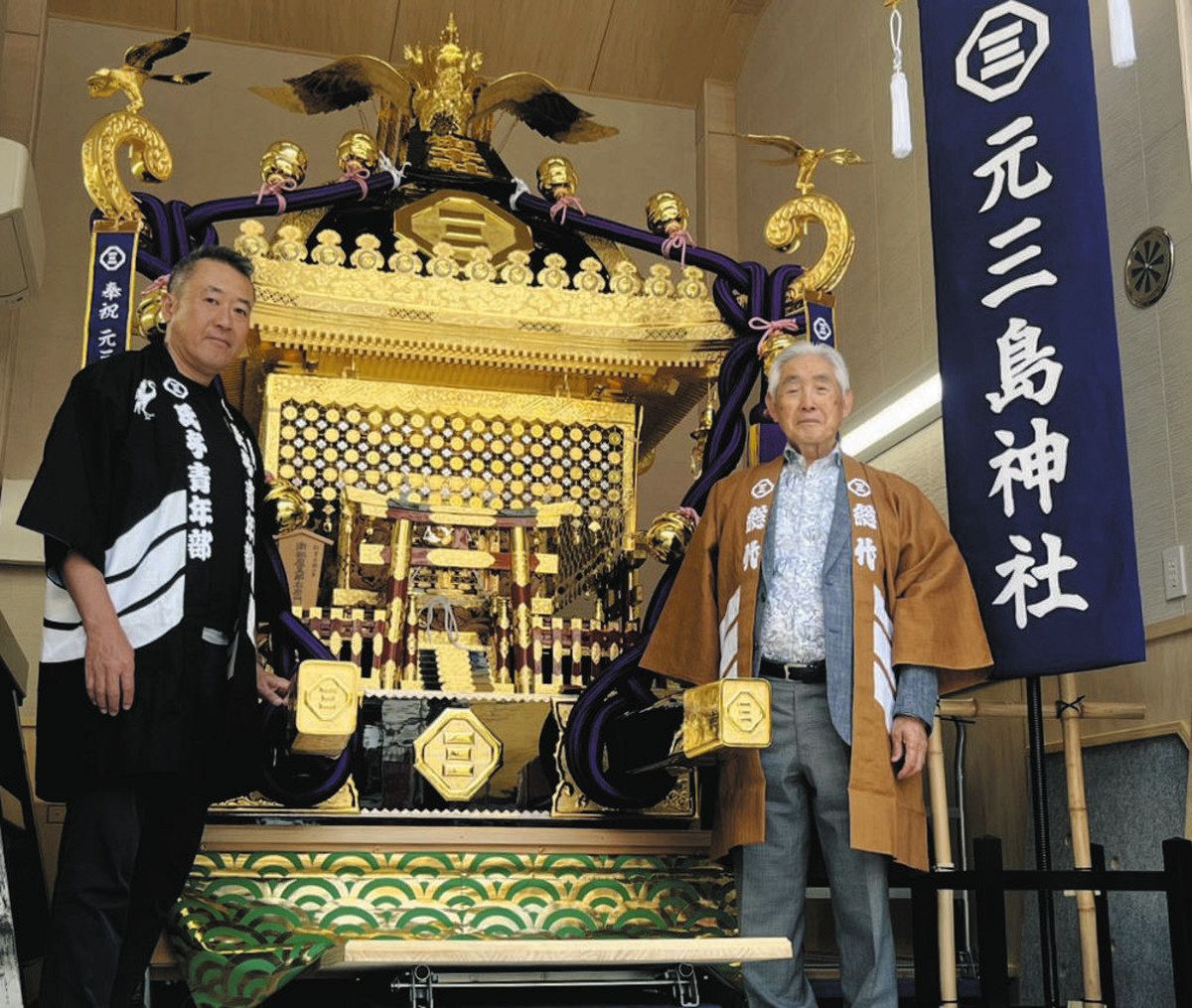 みこし 81年ぶりの輝き 根岸・元三島神社の例大祭であす披露 戦禍で