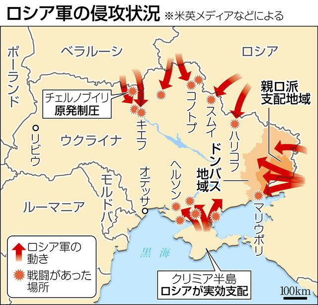 ウクライナ首都キエフで戦闘継続 ロシアはミサイル攻撃を強化 市街地に着弾 東京新聞 Tokyo Web