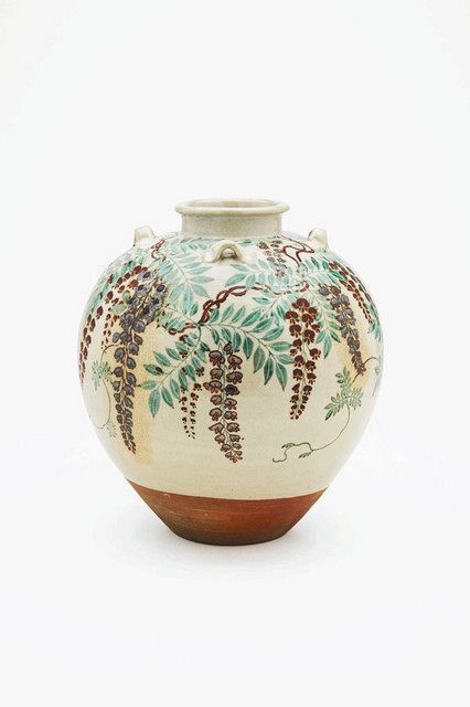 良品】薩摩焼 沈香壺 花文 藤/菊/桜/牡丹 ツボ/壷 茶道具/香道具