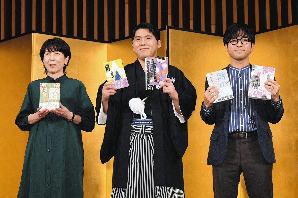 嶋津輝さん、小説講座に40代で通い始め直木賞に「今が青春」 芥川賞は 