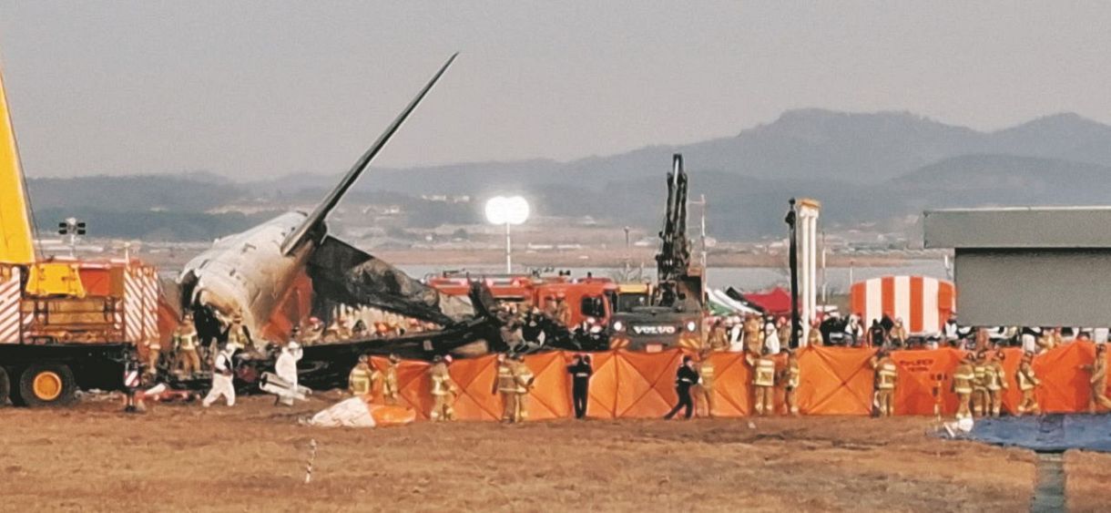 バードストライク」パイロットが墜落直前に2回言及 韓国機墜落、空港を