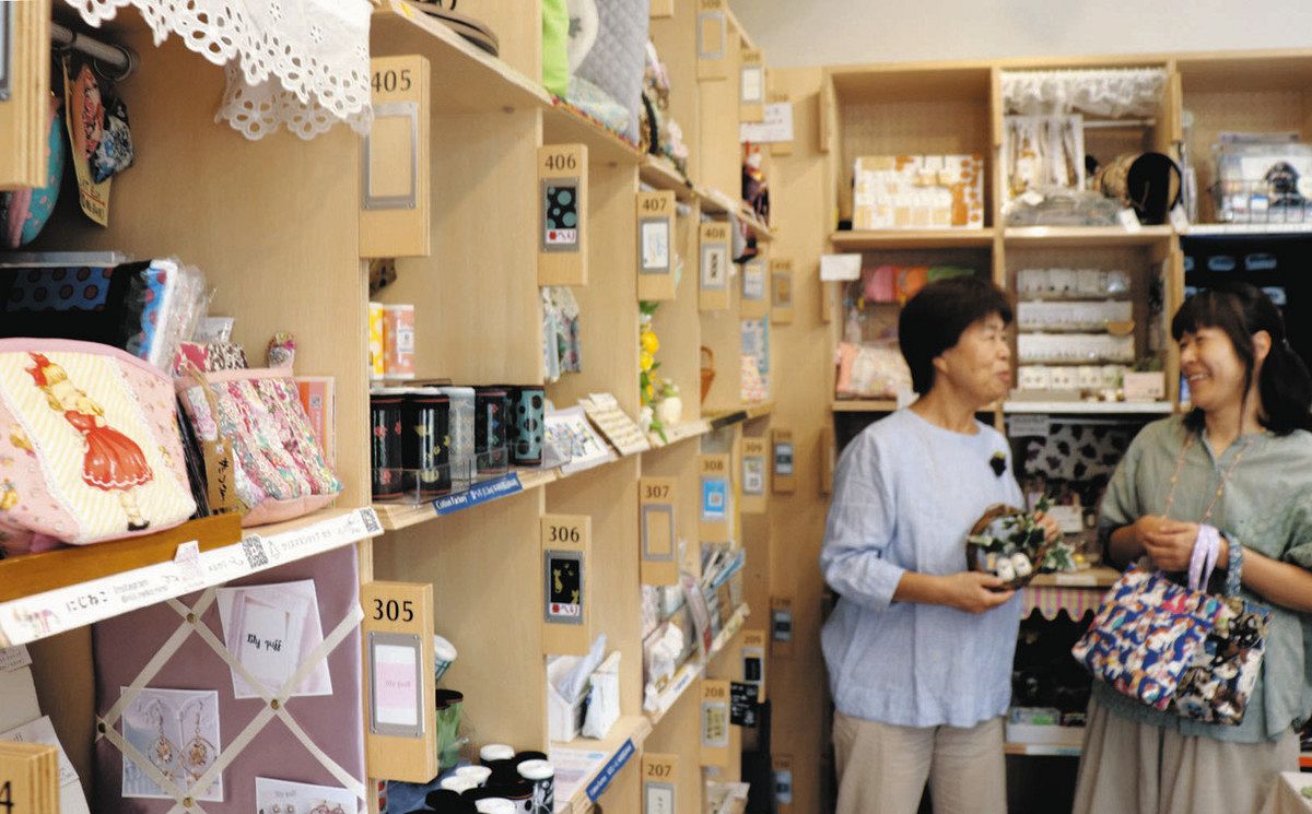 手芸作家の作品ずらり 日暮里に「クラフトアパートメント」 繊維街の