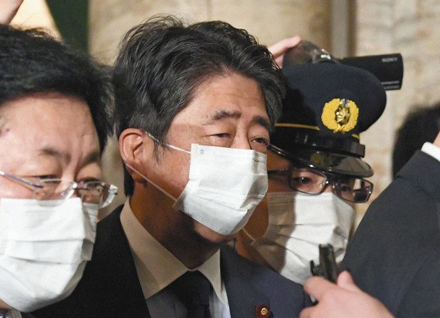 安倍前首相 今の段階でお答えできない 繰り返す 桜を見る会問題で 東京新聞 Tokyo Web