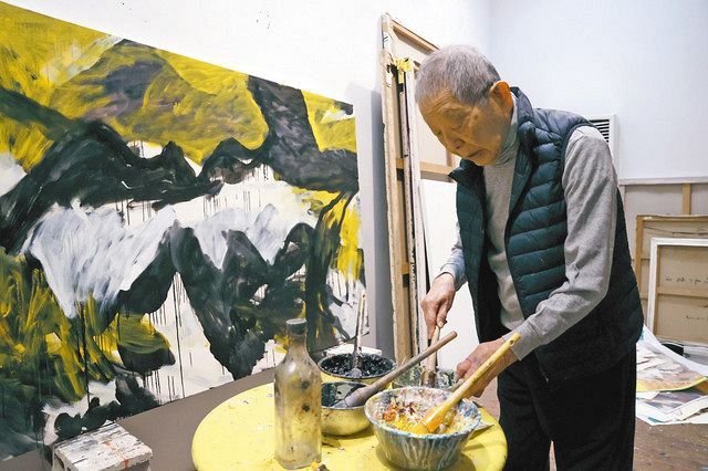 100歳の巨匠 衰えない創作意欲 洋画家・野見山暁治さん 9日から東京