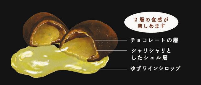 シャリシャリ ゆずぼん 広がる香り チョコの中に特産ゆずワイン 中大生と檜原村開発 東京新聞 Tokyo Web