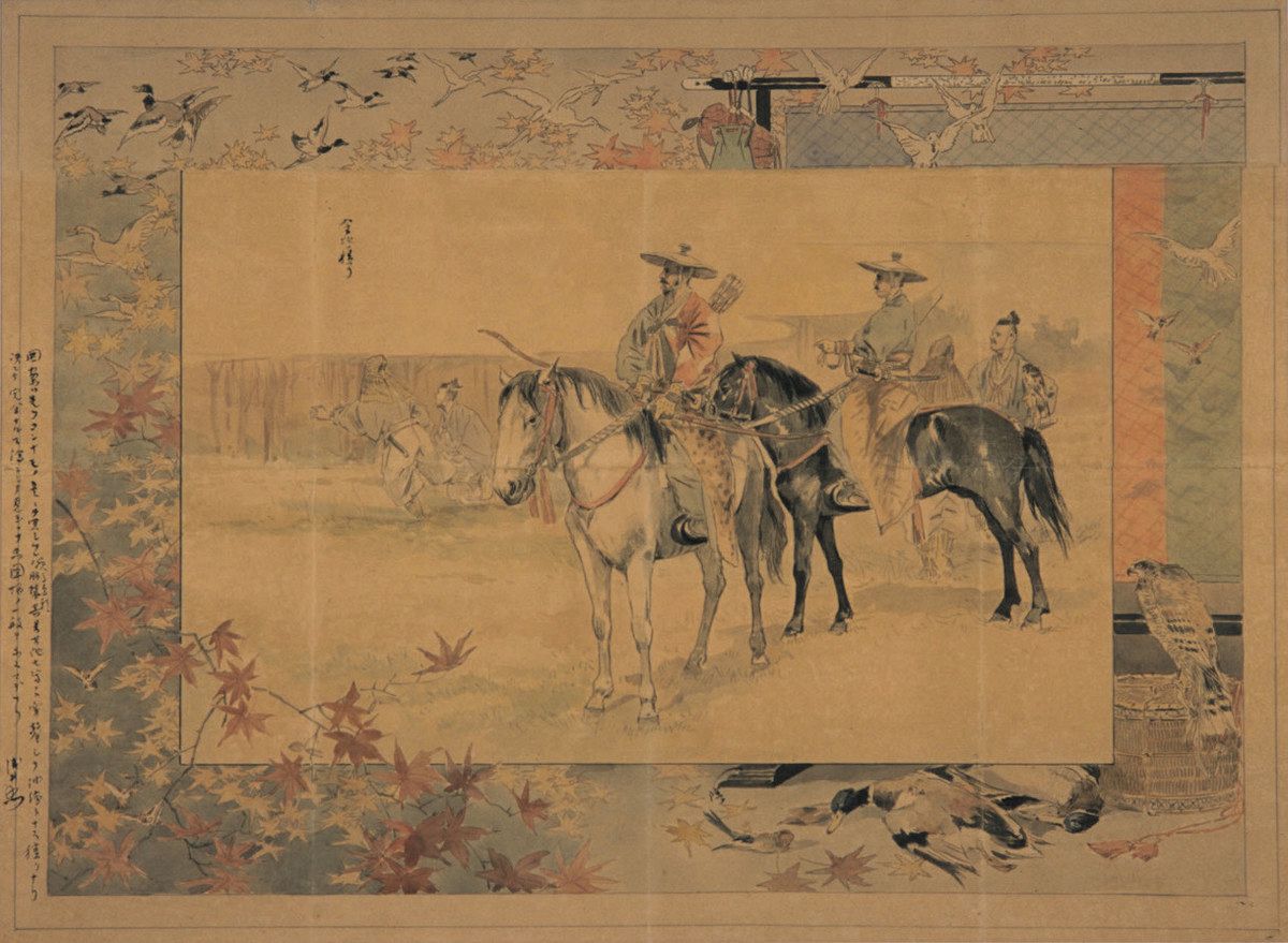 カジュアル美術館＞浅井忠《漁婦》 《東宮御所壁装草稿（1