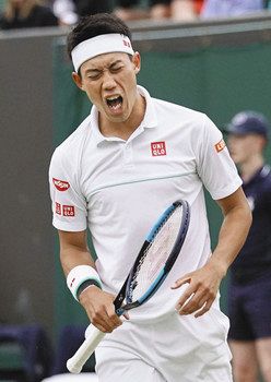錦織 ２年連続８強 テニス ウィンブルドン 東京新聞 Tokyo Web
