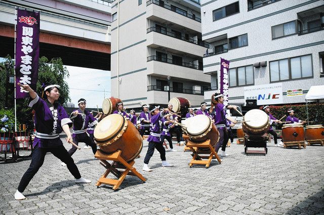 葛飾菖蒲まつり本格化 和太鼓演奏に笑顔：東京新聞デジタル