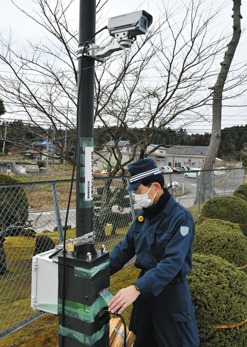 防犯カメラ100台 能登半島の被災地に設置へ 空き巣、避難所での置引
