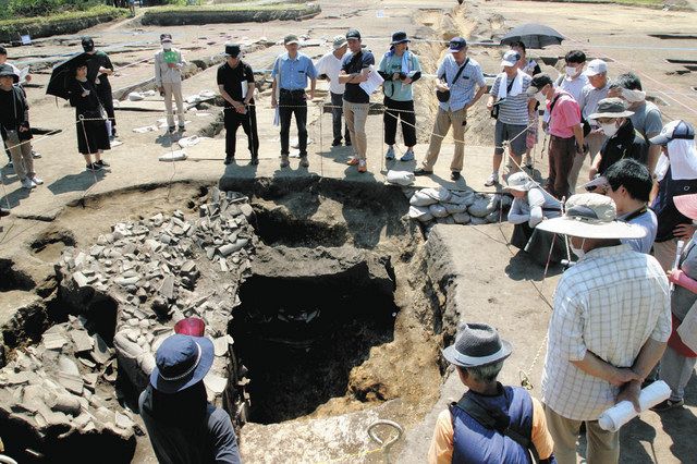 古代の東山道しのぶ 安中の町北遺跡 発掘調査の現地説明会：東京新聞
