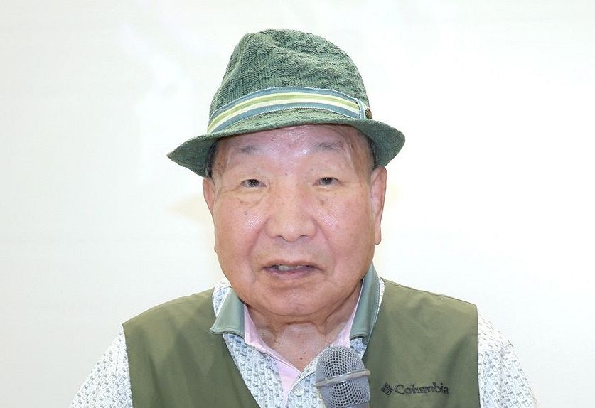 袴田巌さん＝2024年9月、静岡市葵区で（斉藤直純撮影）