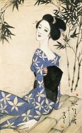 竹久夢二　水彩画　旅の人 夢二の旅路 画家の夢・旅人のまなざし」展 東京都文京区「竹久夢二