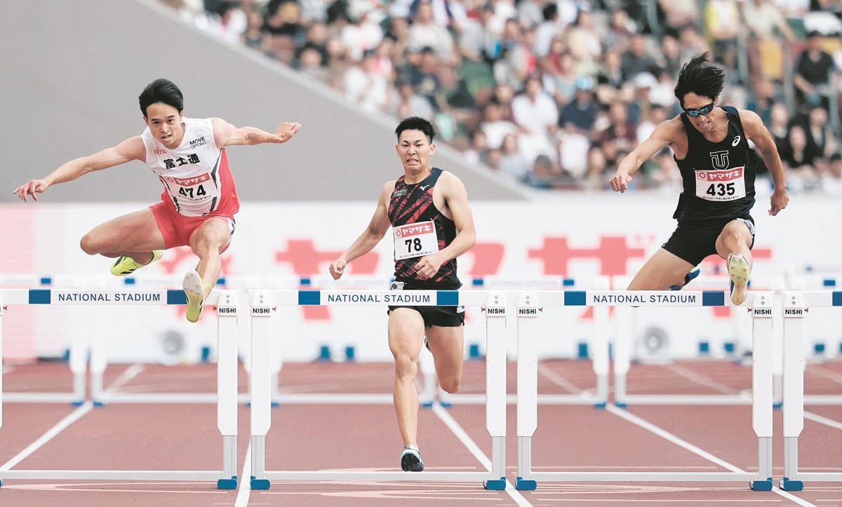男子400mハードル、小川大輝が2年ぶりV 陸上日本選手権
