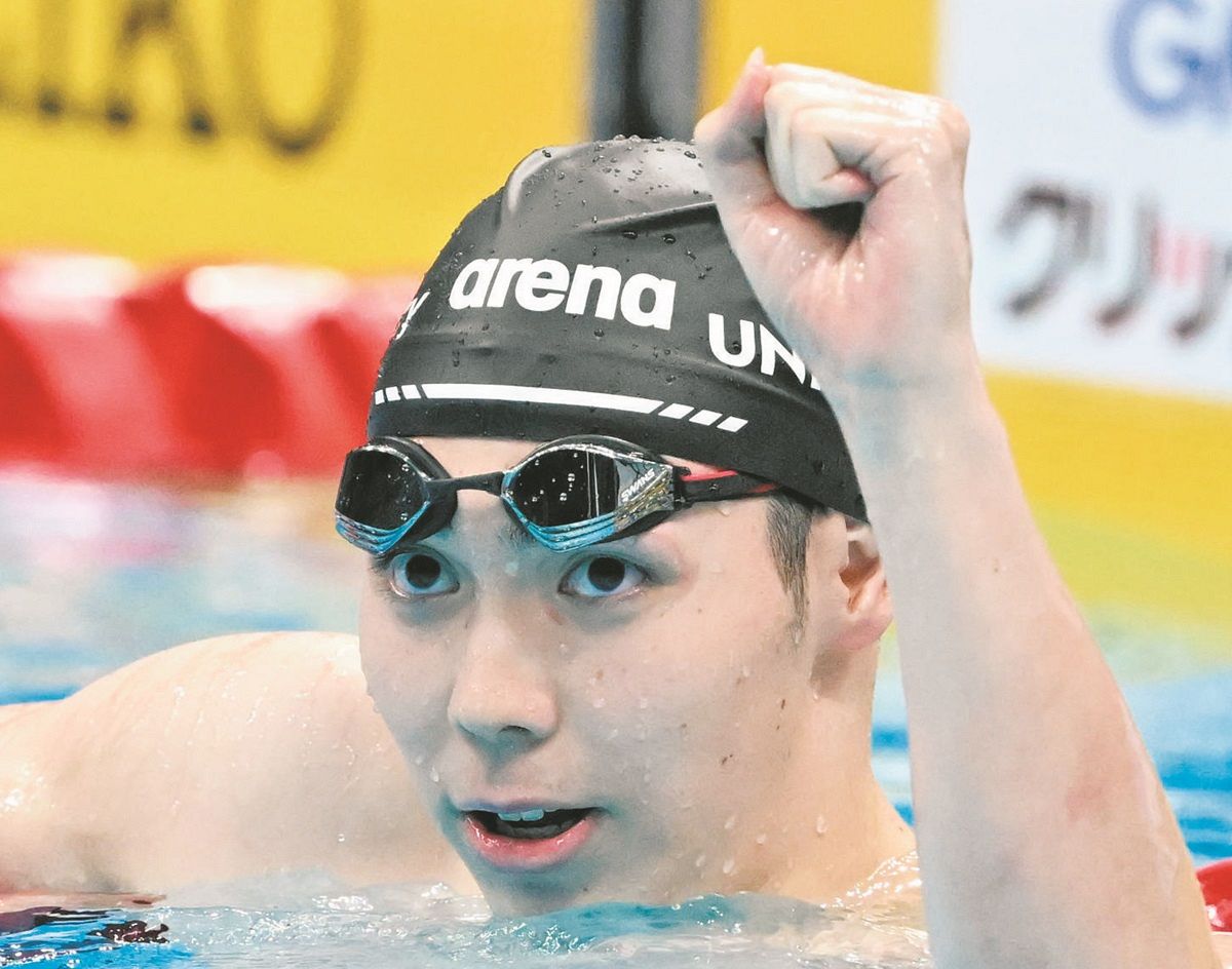 35歳・鈴木聡美が9連覇「ここまで来たら2桁狙う」…女子50m、平泳ぎ「3