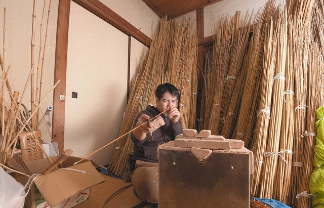 和竿 東作 職人竿