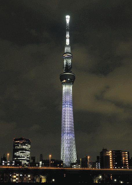 東京スカイツリー 来月1日 防災の日に白色ライティング 東京新聞 Tokyo Web