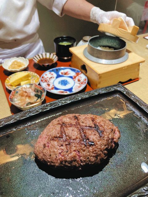 おニュー☆グルメ＞釜元はん米衛 中目黒店（熟成和牛レアハンバーグ定食）：東京新聞 TOKYO Web