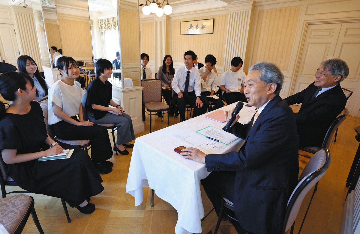 鳩山由紀夫元首相「友愛精神で外国人が住みやすい社会に」 参院選の