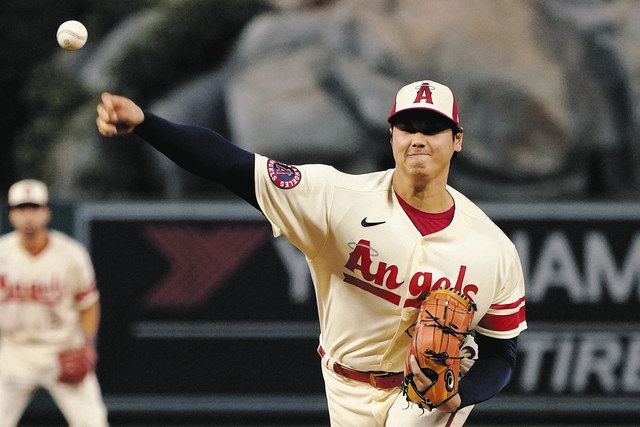 大谷翔平、あと4人でノーヒットノーランの快投 8イニング投げ自己最多