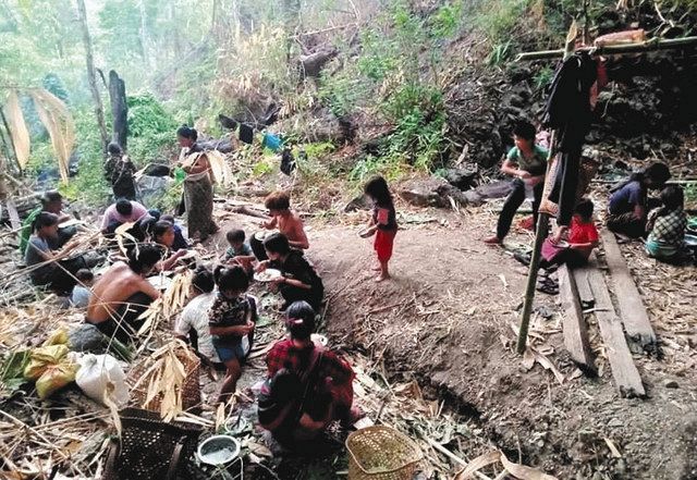 ミャンマーの避難民は国内6万人、国外1万人以上 国軍と少数民族武装