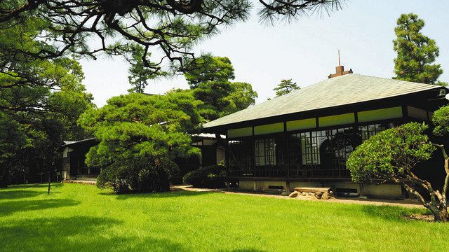 旧大隈重信邸と庭園（国土交通省関東地方整備局提供）