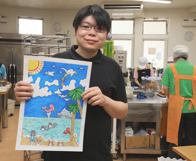 田代和裕さんは10年以上、創作活動を続けている＝東京都渋谷区で