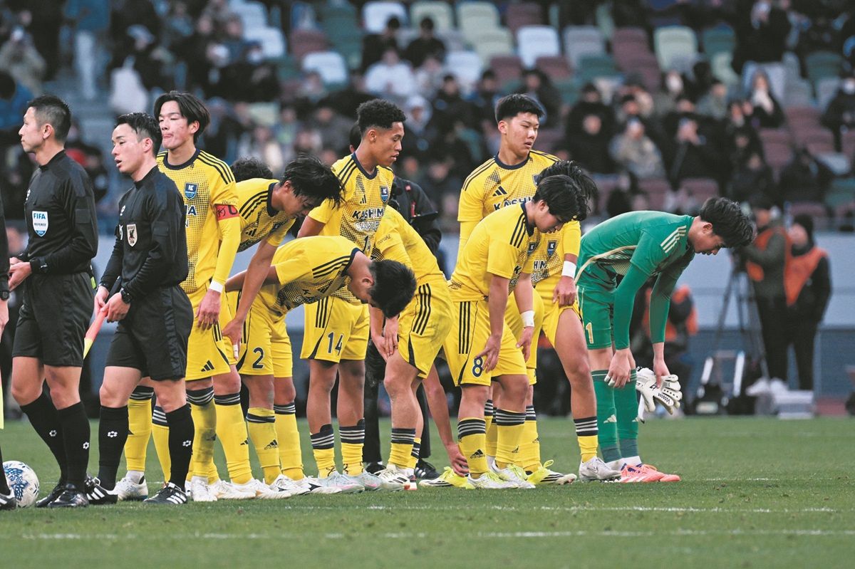 鹿島学園が準V 神村学園に0ー3完敗も、鈴木雅人監督「自信を付けて堂々
