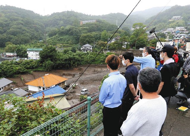 発生から2カ月の午前10時28分 土石流 責任追及を 熱海で遺族ら犠牲者悼む 東京新聞 Tokyo Web