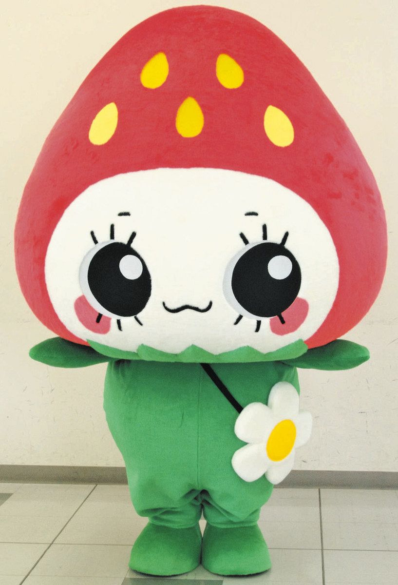 藤岡市のイチゴPRキャラ「やよいひめさん」 LINEスタンプ販売：東京