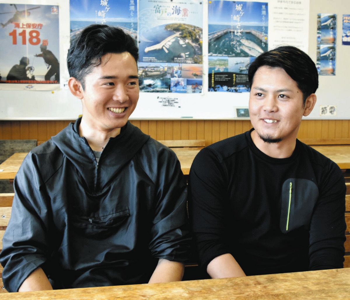 若手漁師「やりがい感じる」 伊東・富戸で県外出身の2人が奮闘：東京