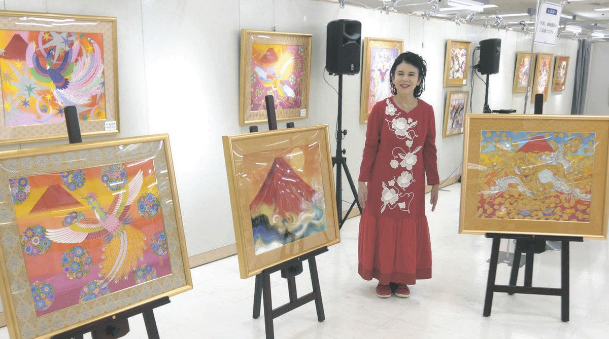 あいはらさん、絵画展示販売 11日まで津 ／三重 | 毎日新聞