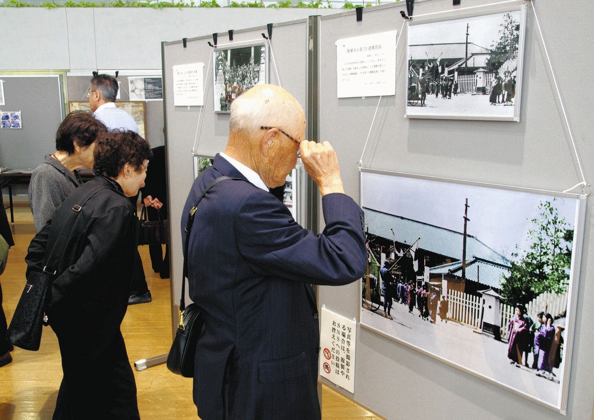 戦時中の写真をAIでカラー化 出征前最後の家族写真、地元の歩兵第15