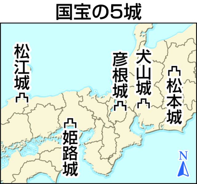 国宝5城で世界文化遺産登録へ 松本 犬山 松江市が 連携 も 単独 の姫路 彦根市とは温度差 東京新聞 Tokyo Web