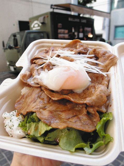 キッチンカーのランチ ブルドッグカフェ 十勝豚丼 東京新聞 Tokyo Web